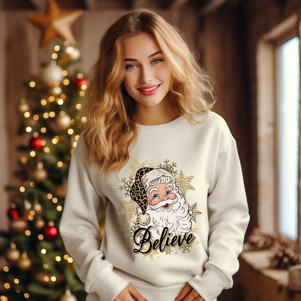 #2078 Believe Santa