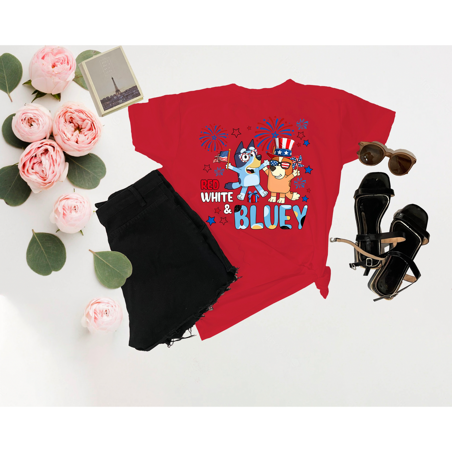 #0100 Bluey July 4th