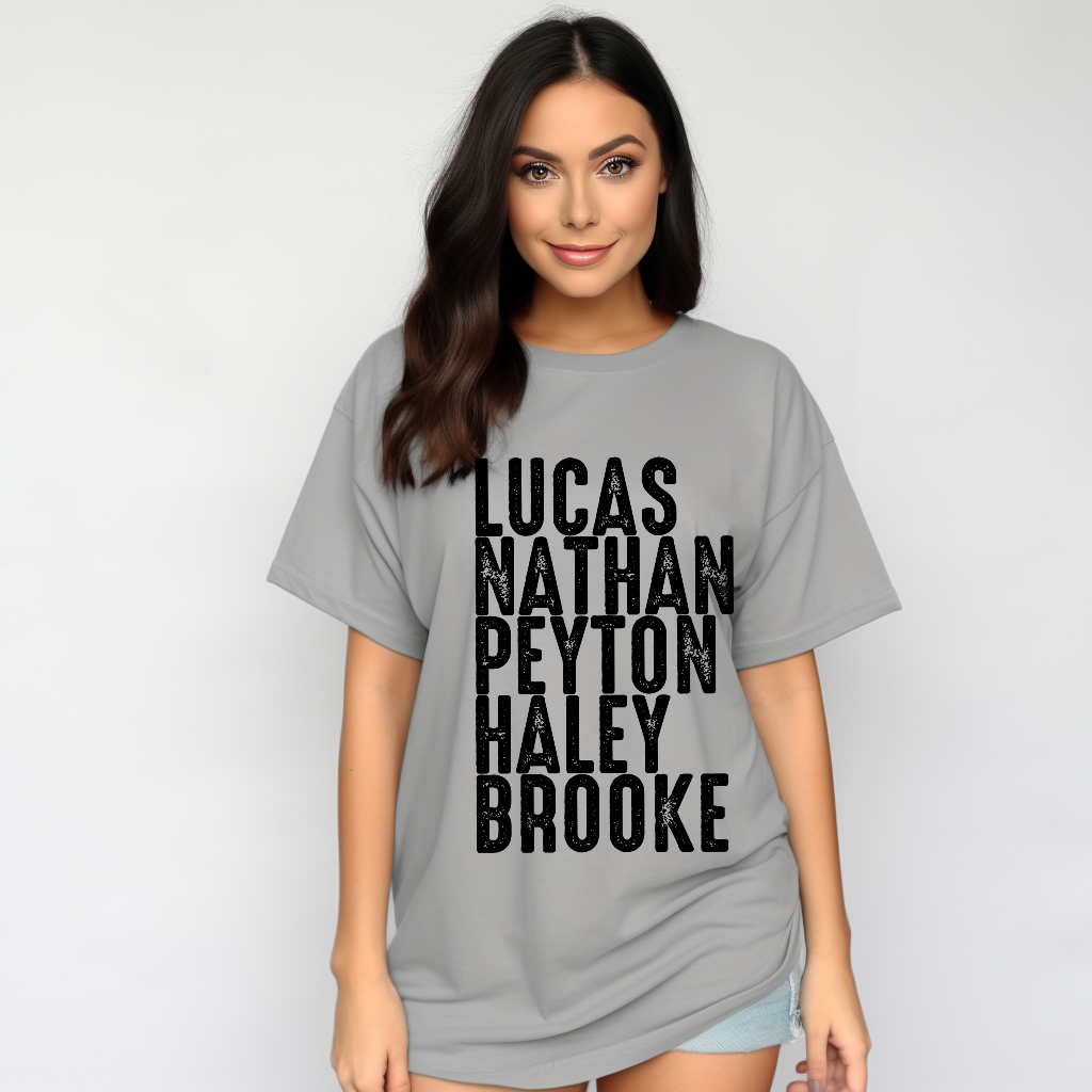 #3010 Lucas, Nathan, Peyton, Haley, Brooke (one tree hill)