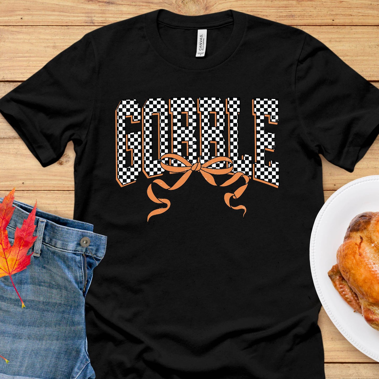 #4080 Checkered Thanksgiving Gobble