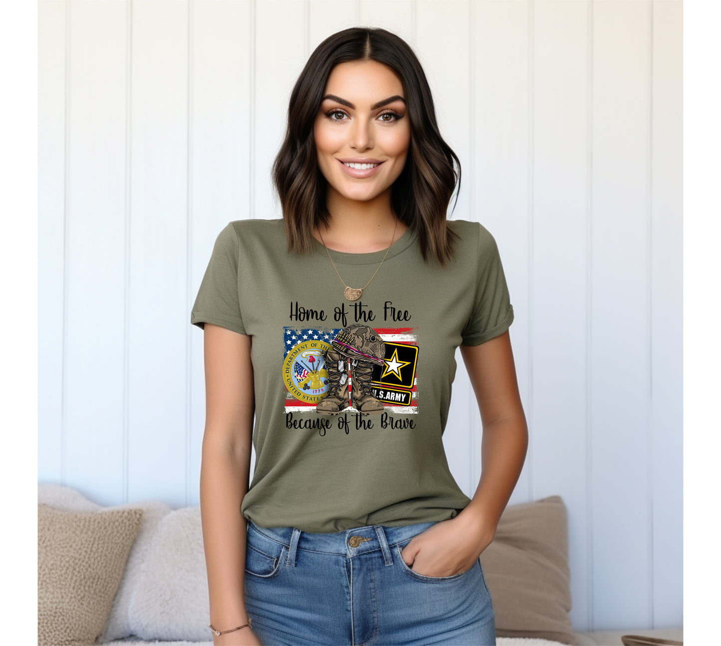 #3076 Home of the Free Because of the Brave (Army)