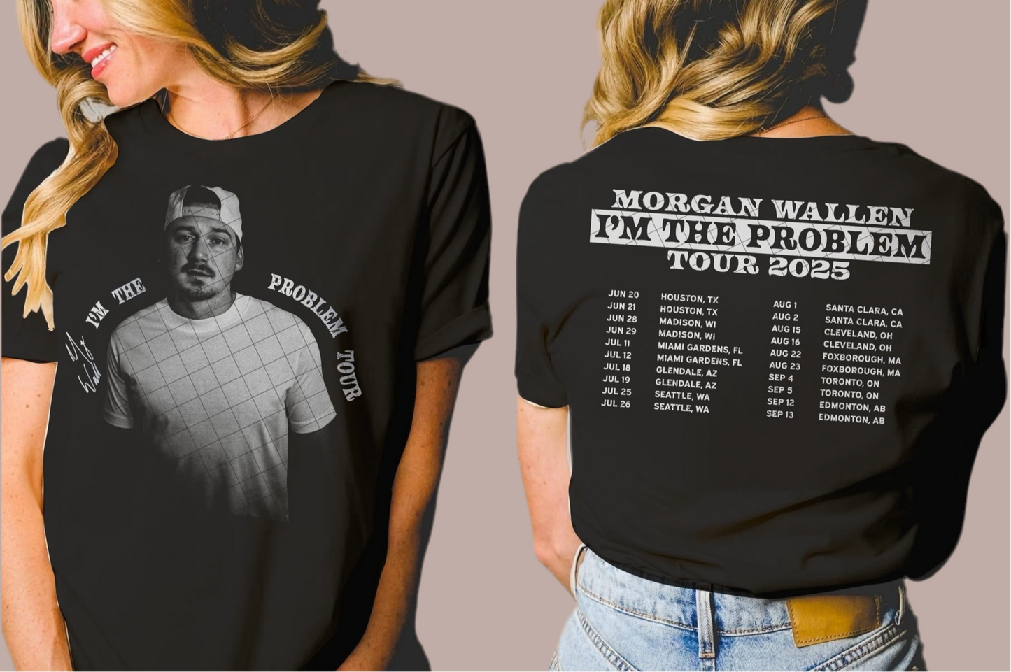 #0801 Im the Problem Tour (Front and Back Included)