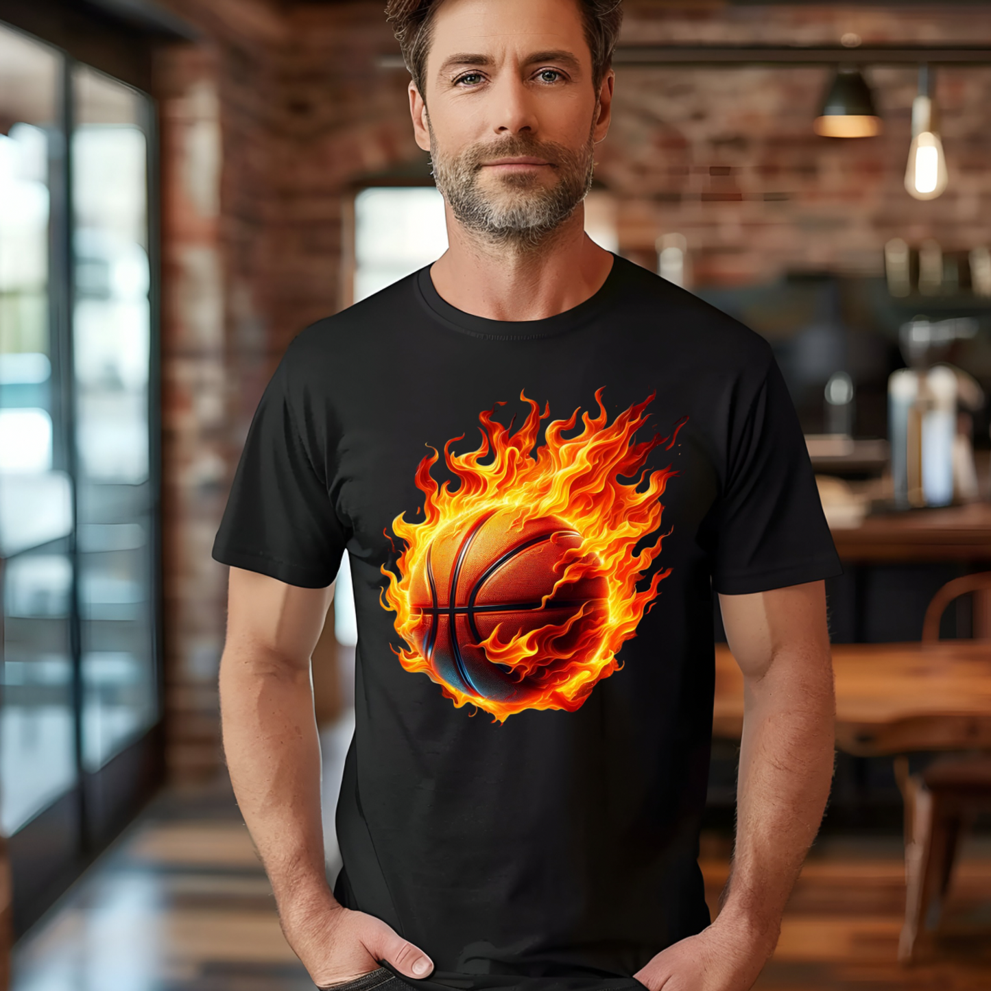 #0141 Flame Basket Ball