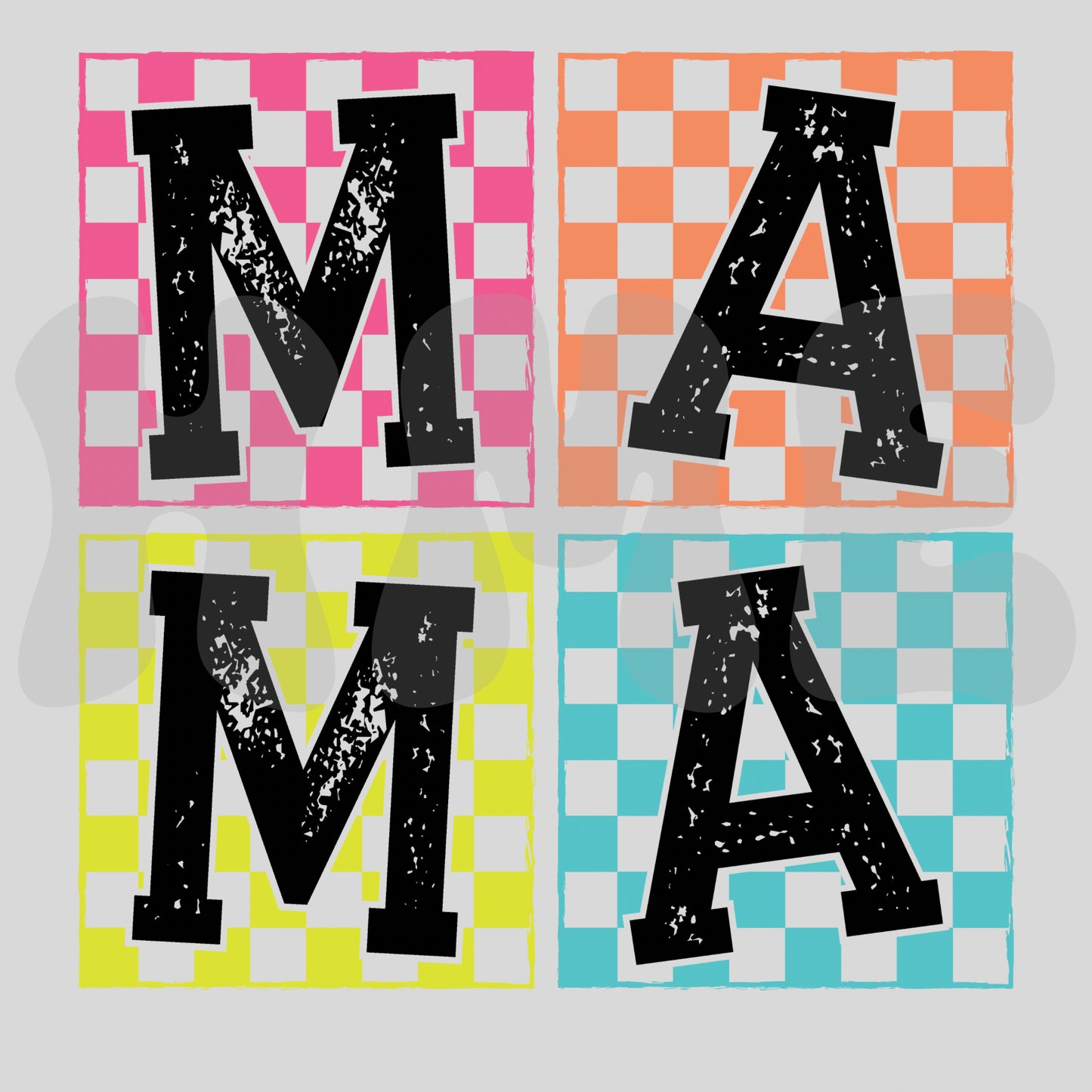 #0871 Checkered MAMA