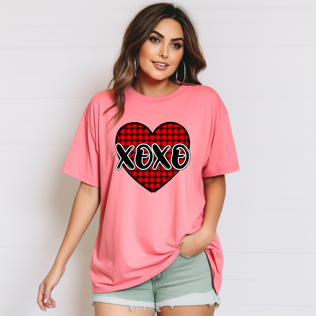 #3062 Heart XOXO