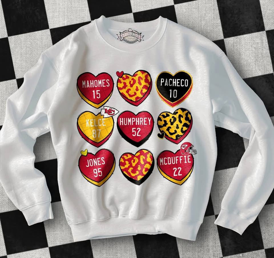 #0775 Chiefs hearts