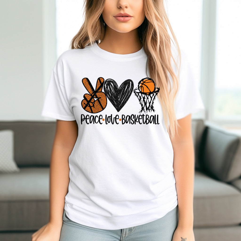 #0142 Peace love Basketball