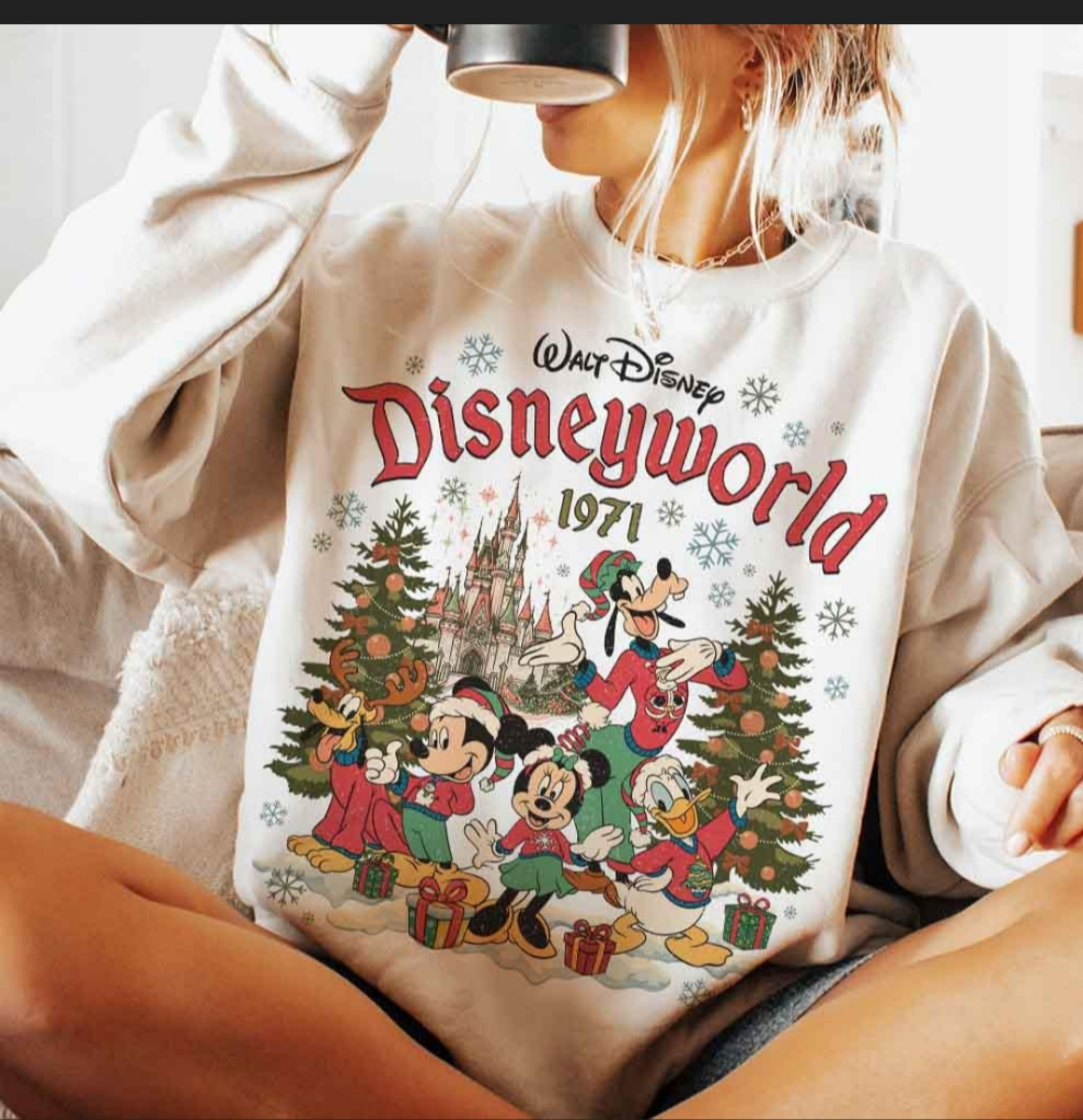 #0895 Vintage micky Christmas