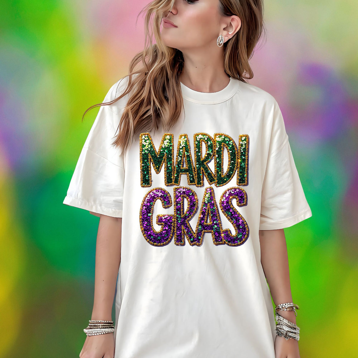 #4130 Sequins Mardi Gras