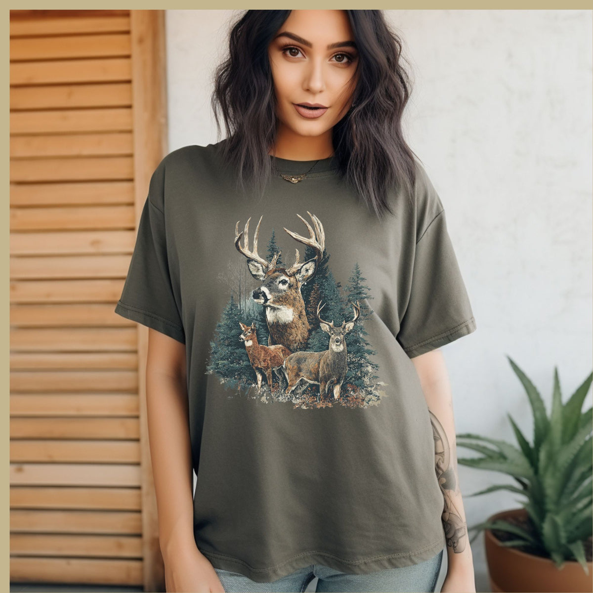 #4141 Vintage Deer