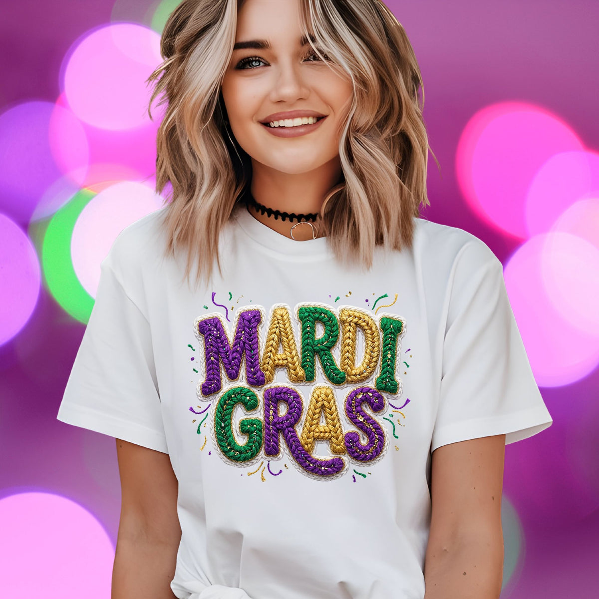 #4132 Yarn Mardi Gras