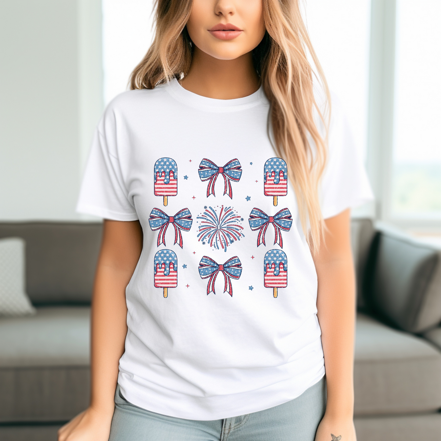#0130 Bow 4th of July