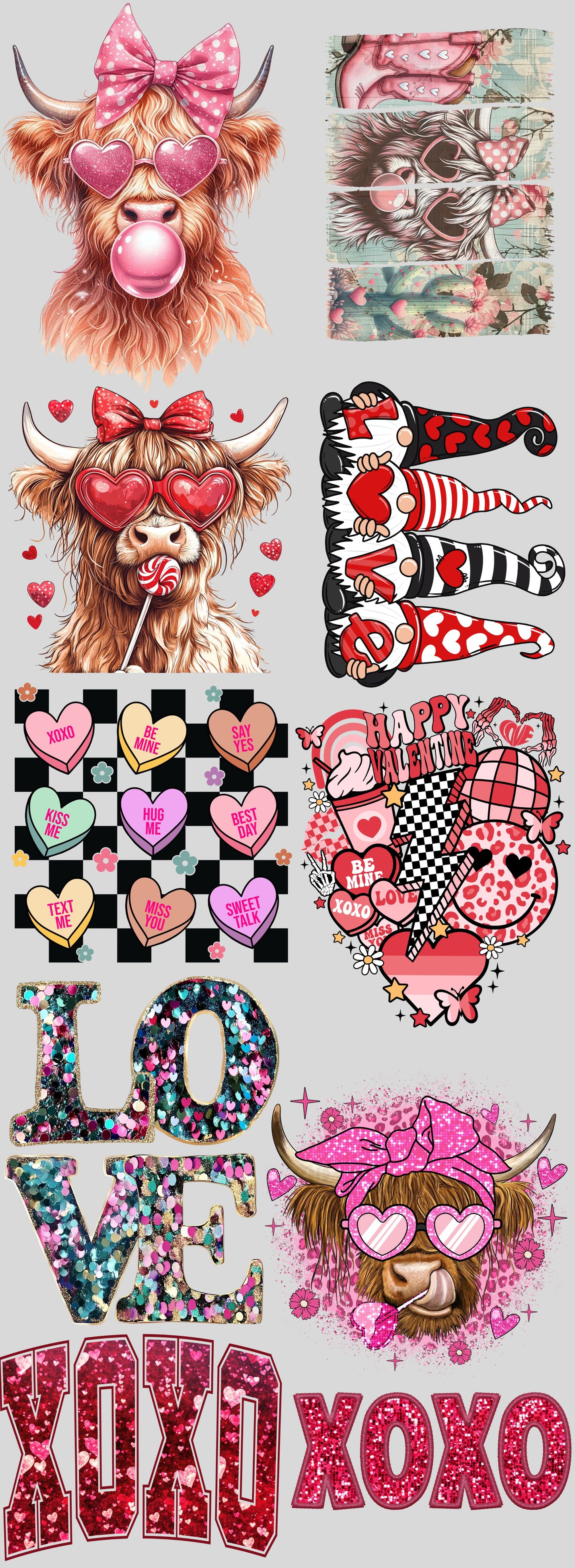 Valentines Gang Sheet