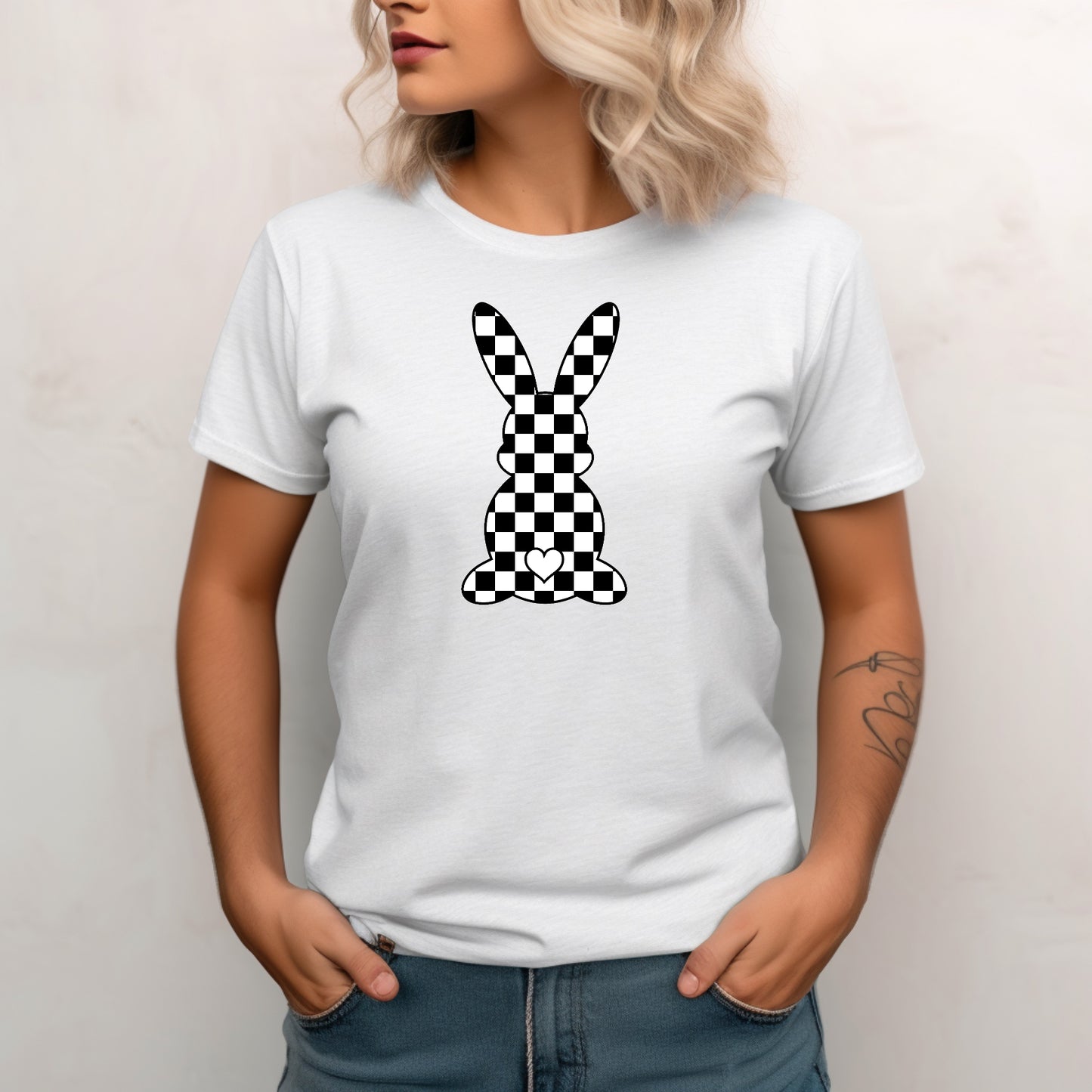 #0053 Checkered Bunny
