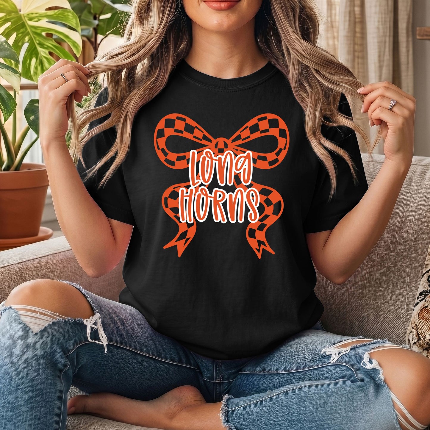 #4382 Longhorn bow