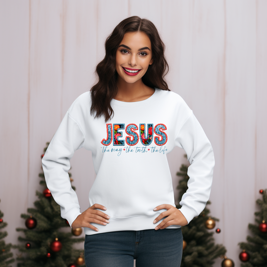 #2047 Embroidered Jesus