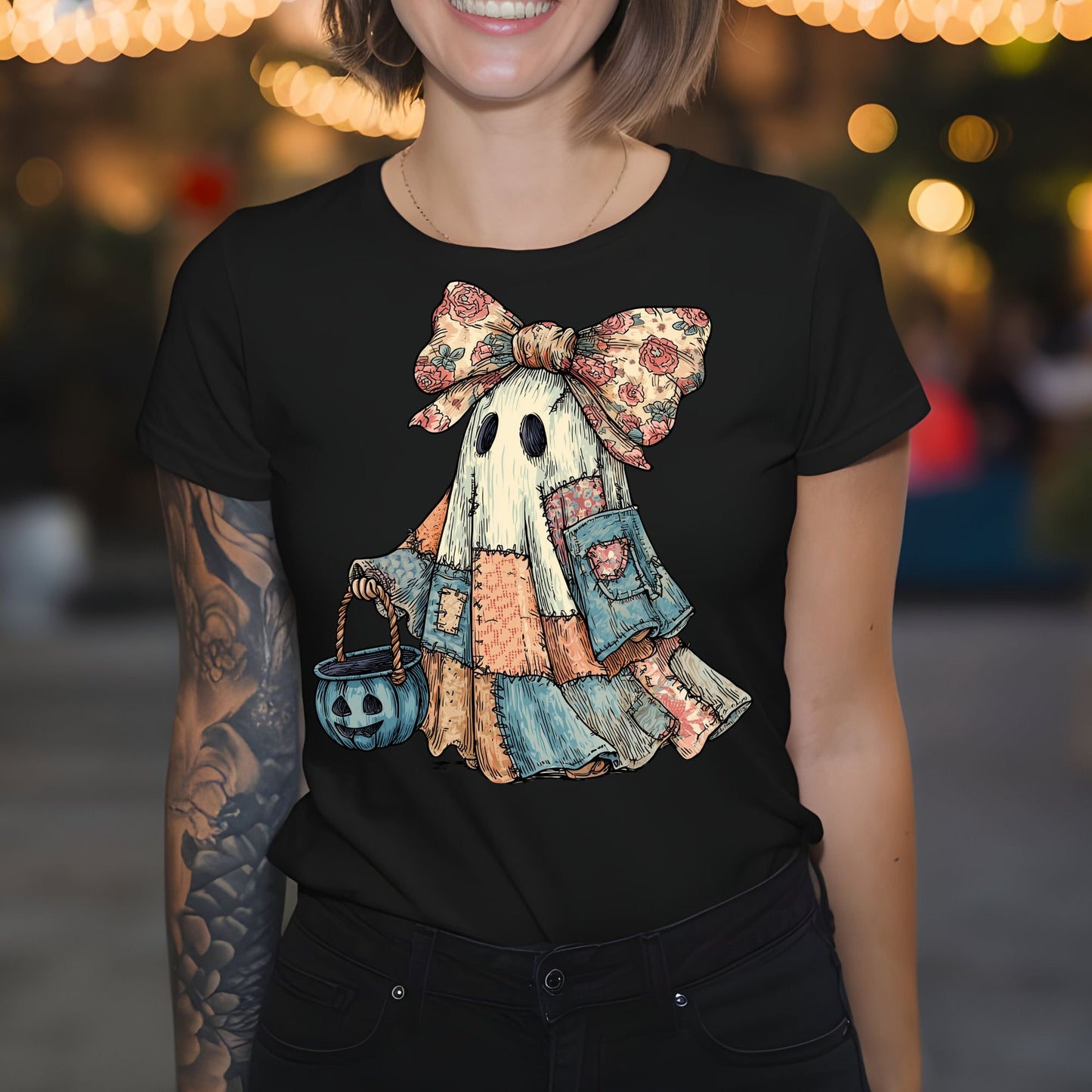 #4033 Retro Halloween Ghost