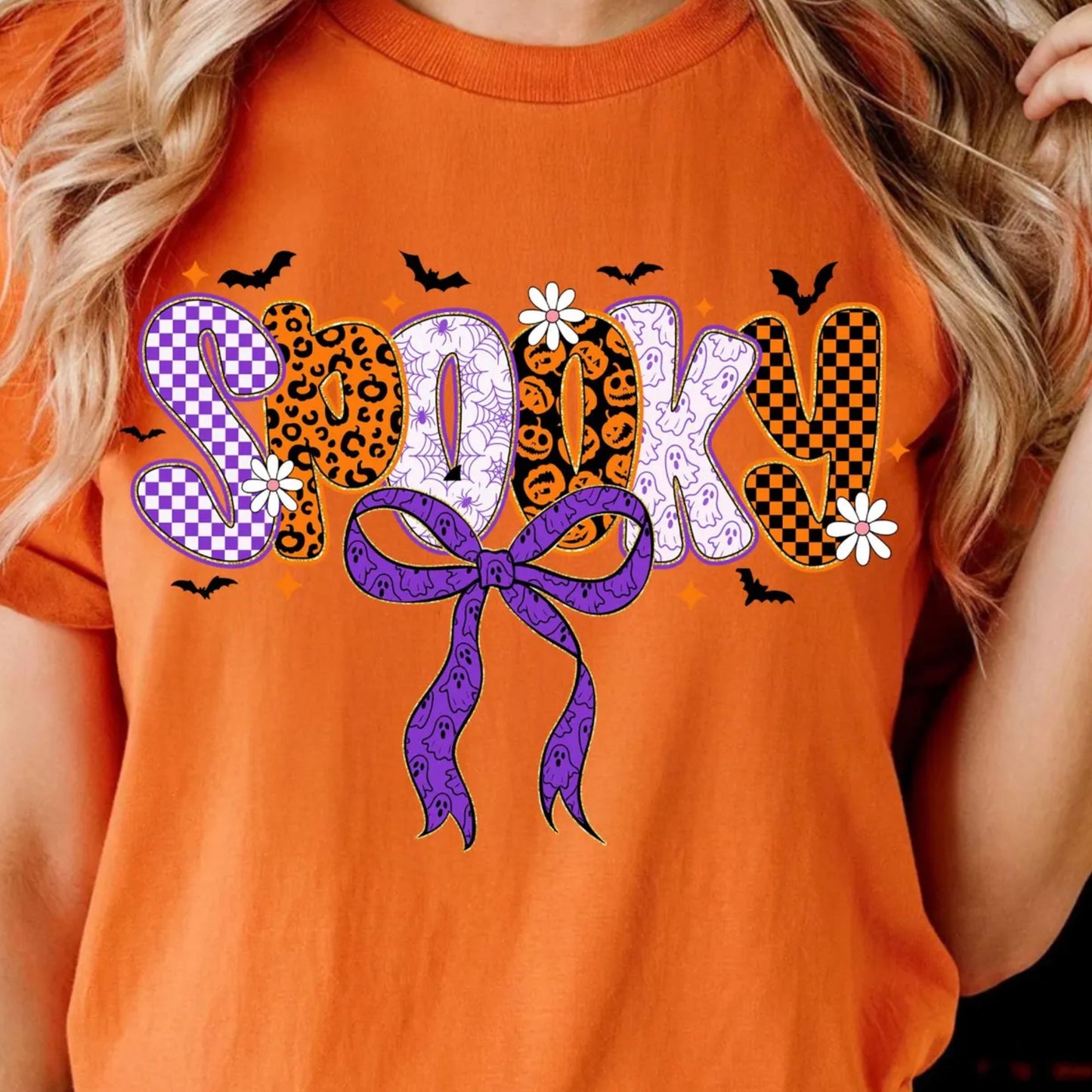#4035 Spooky Halloween Bow