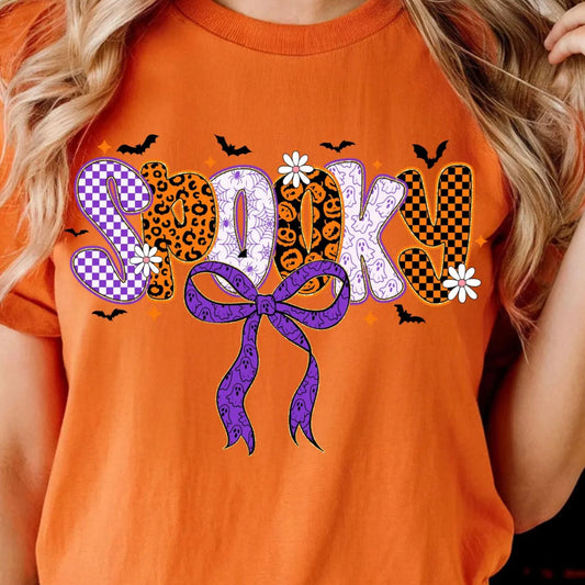 #4035 Spooky Halloween Bow