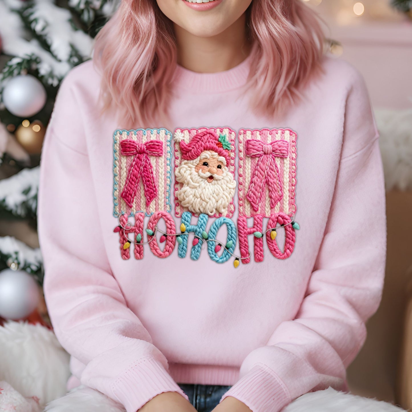 #4096 Yarn Christmas Ho Ho Ho