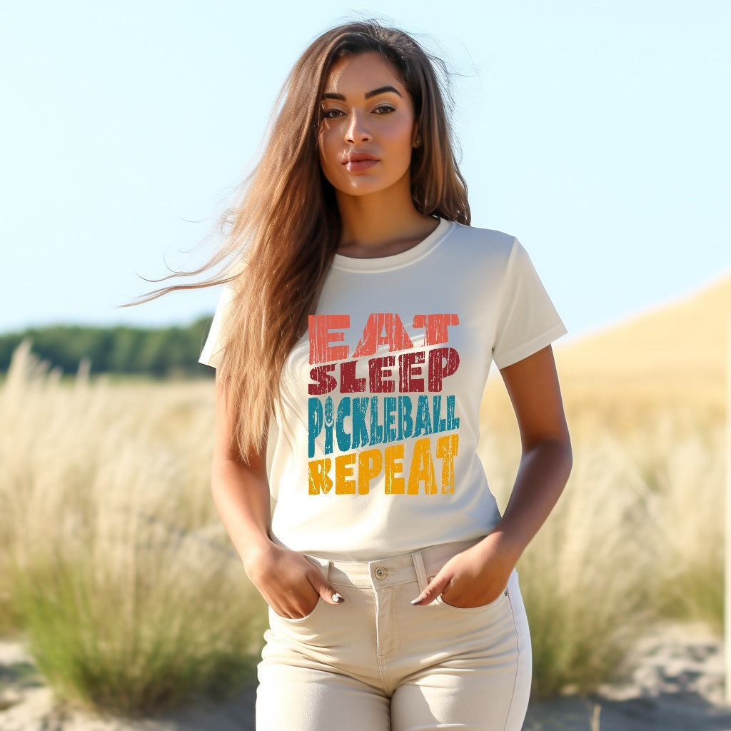 #1097 Eat Sleep Pickleball Repeat