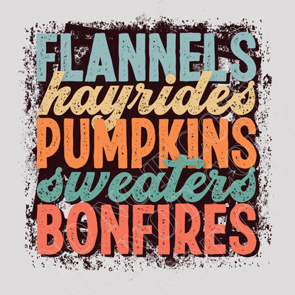 #0543 Flannels, Hayrides, Pumpkins, sweater