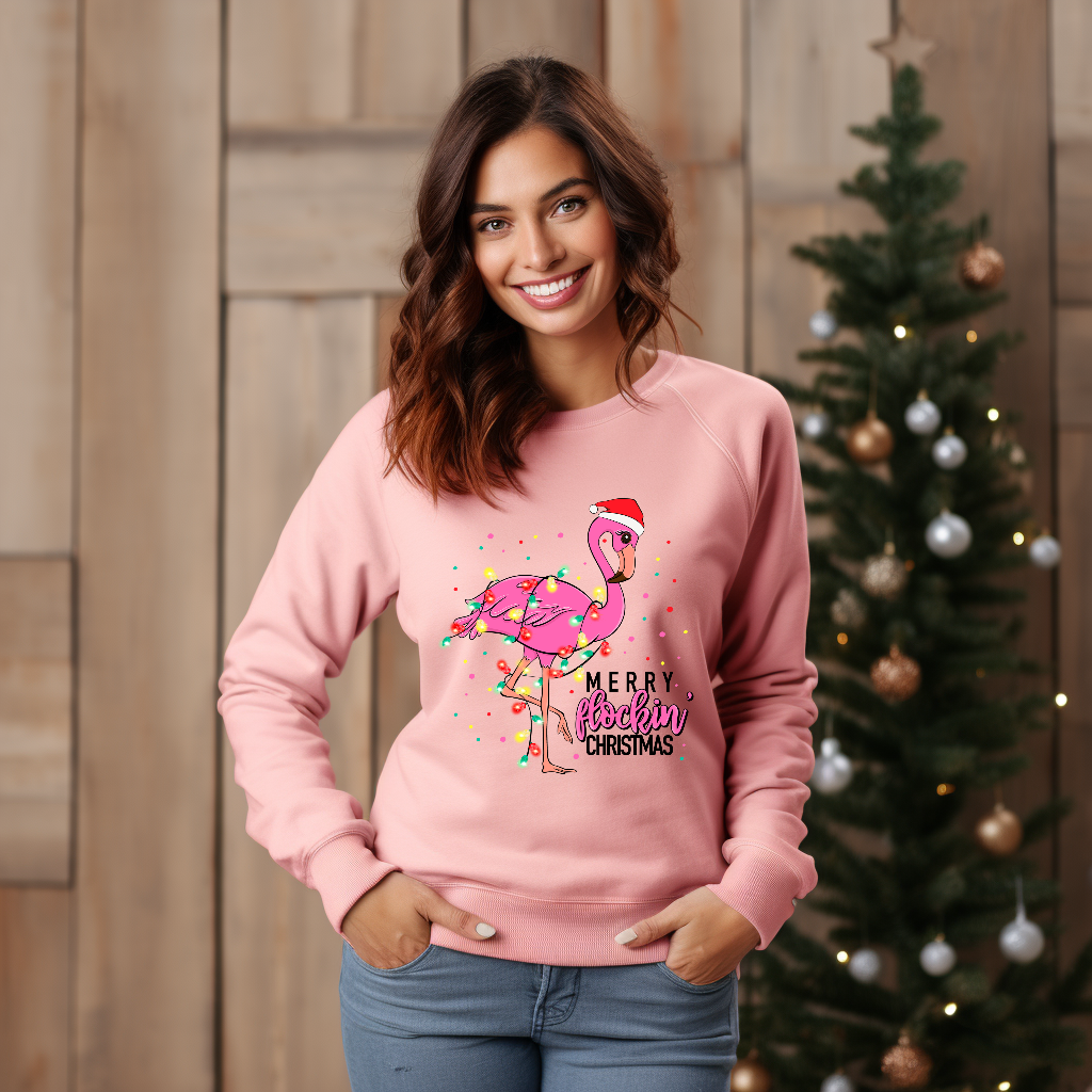 #2081 Merry Flockin Christmas