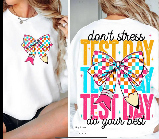 #0898 Test day bow (pocket included)