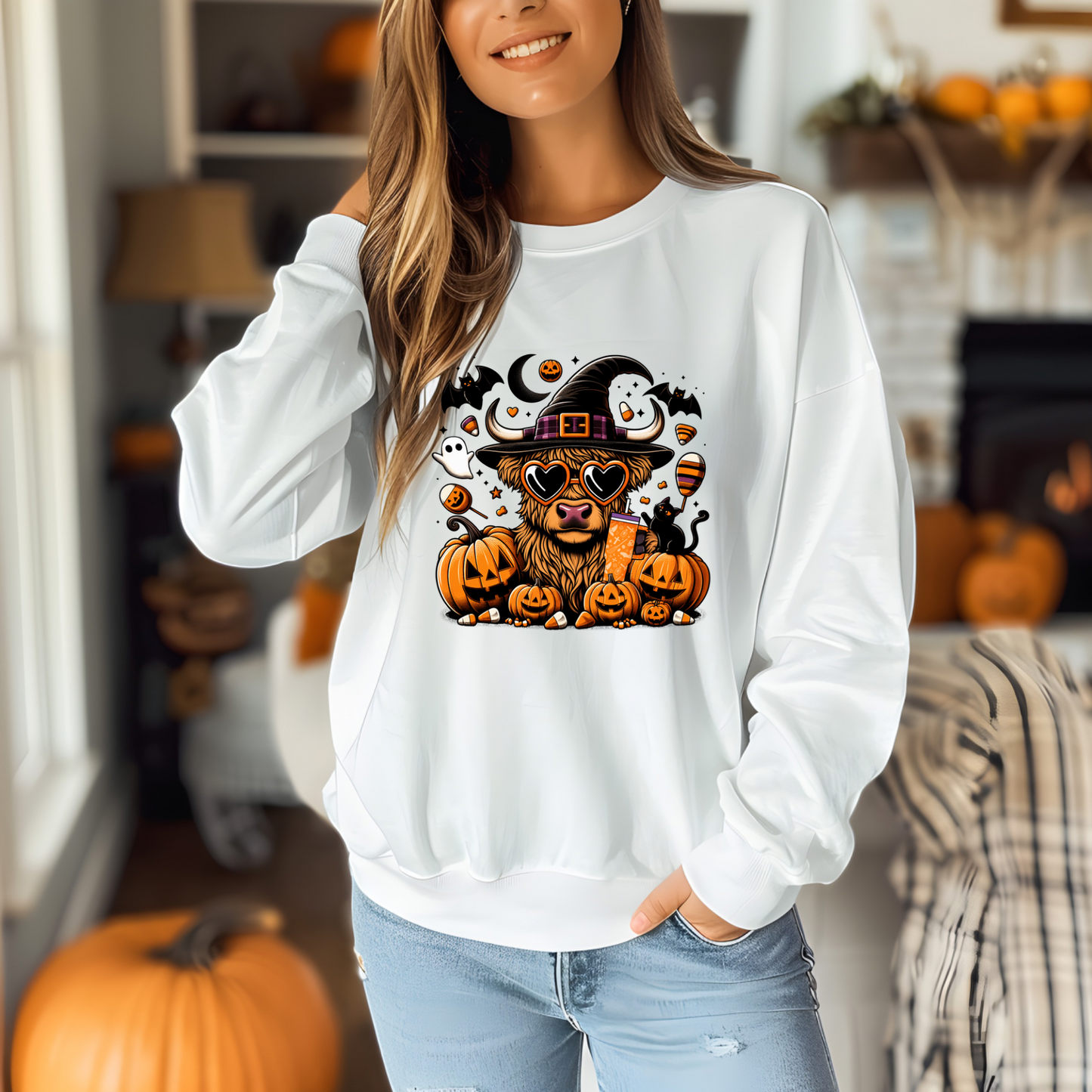 #0353 Highland Cow Halloween