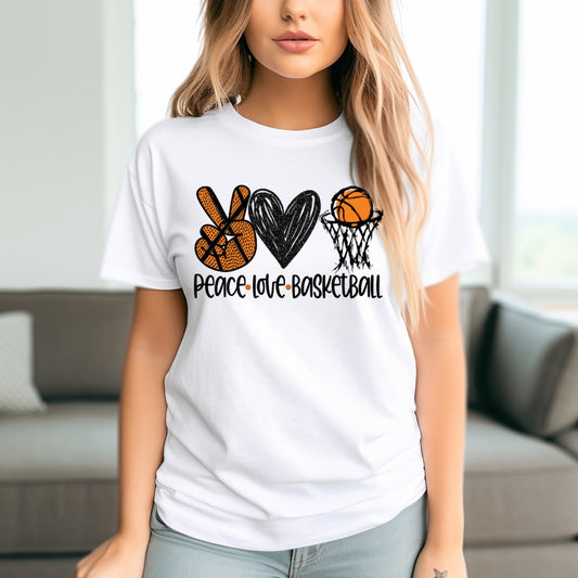 #0142 Peace love Basketball