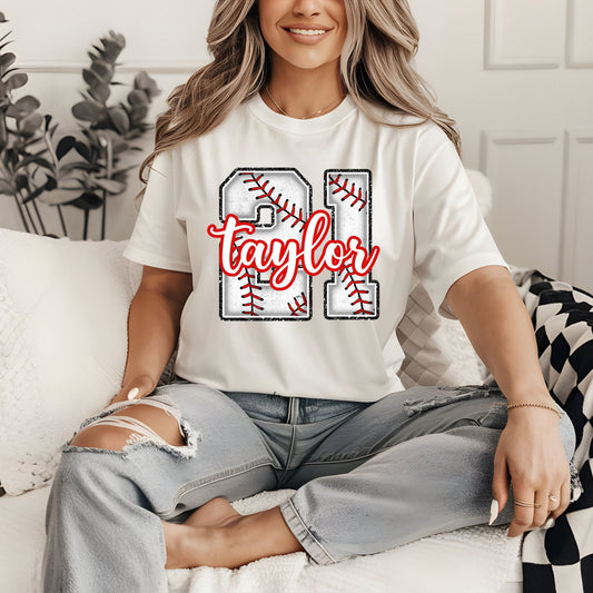 #4220 Baseball Number & Name