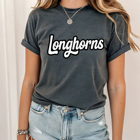 #0960 Distressed Longhorn