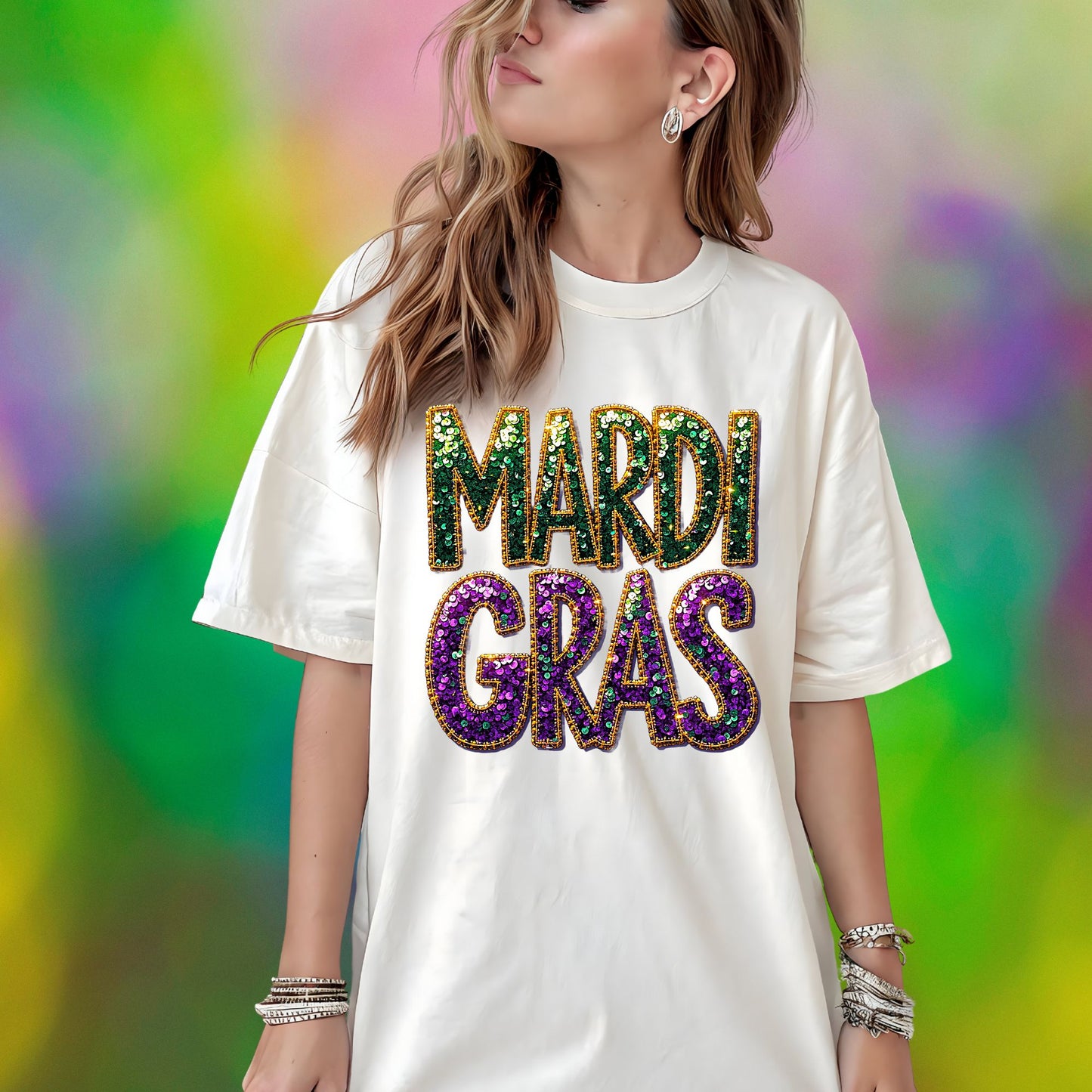 #4130 Sequins Mardi Gras