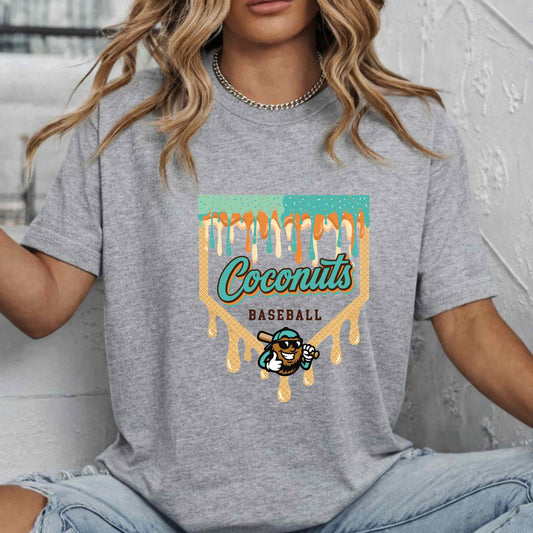 #4242 Coconut Baseball Plate