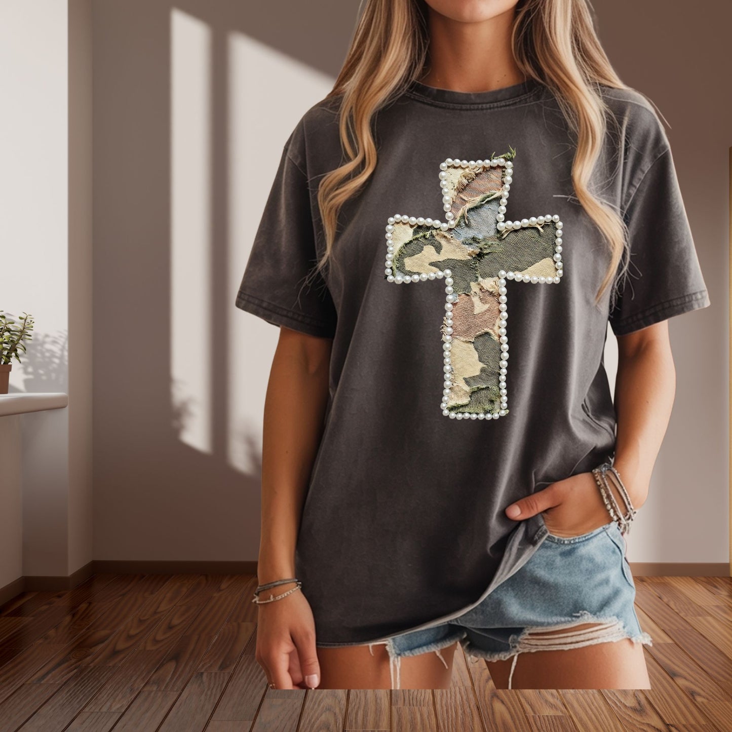#4325 Camo Cross