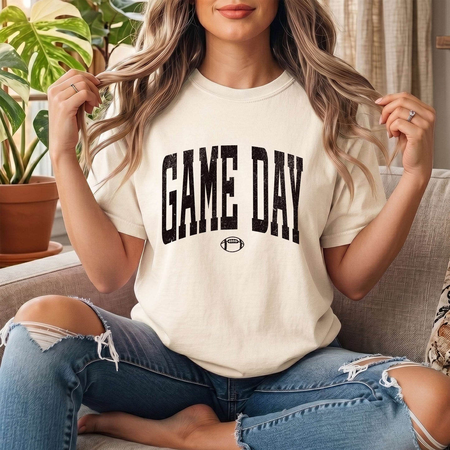 #4373 Distressed Game Day