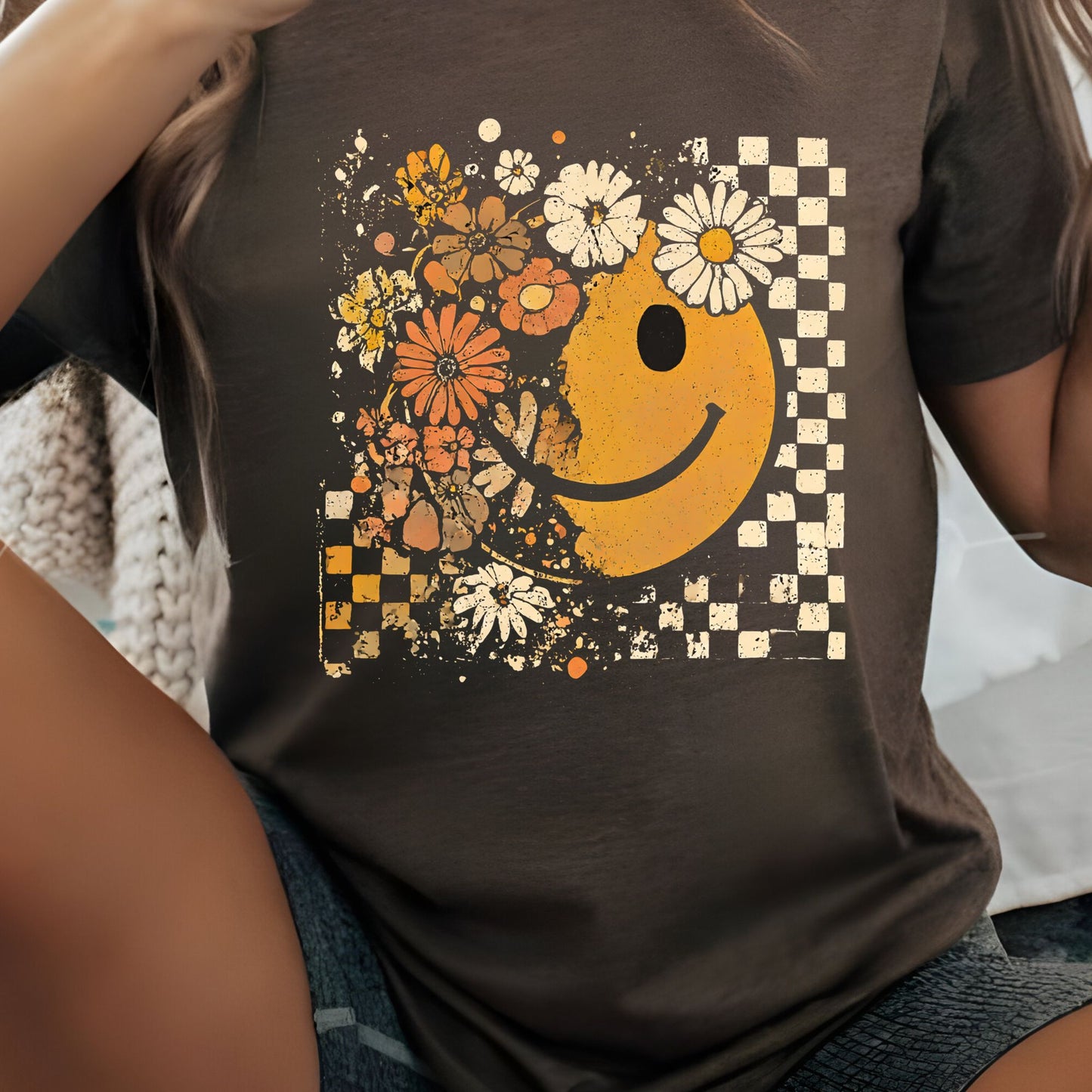 #0970 Smiley Face Floral