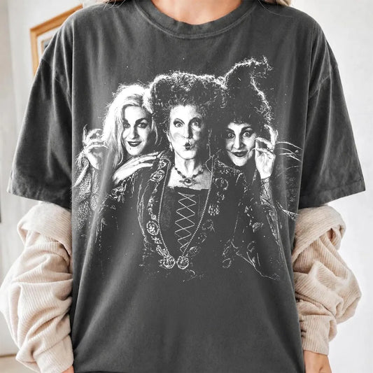 #4452 Hocus Pocusn, Vintage Halftone Halloween